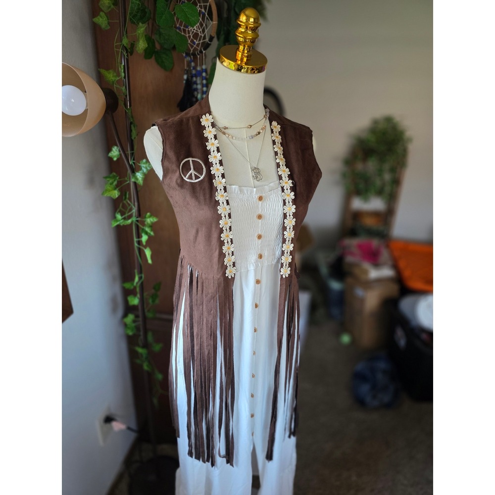 NWT || Dokotoo || White Smocked Button Down Maxi Dress || Size: S/M || - Picture 7 of 7